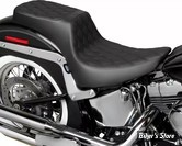 SELLE DRAG SPECIALTIES - PREDATOR 2-UP - SOFTAIL 00/17 - DOUBLE DIAMOND - NOIR - COUTURES : NOIR - 4689B