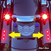 ECLAIRAGE A VISSER - CUSTOM DYNAMICS - LED BOLTZ FOR CUSTOM MOTORCYCLE LIGHTING -  ECLAIRAGE : ROUGE - CORPS : NOIR