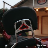 - FEUX DE DOSSERET DE SISSY BAR  - TOURING 14UP - CUSTOM DYNAMICS - AUXILIARY RUN & BRAKE LIGHT - BOITIER : CHROME - CD-BR-BCM-C