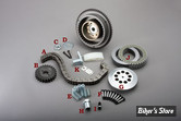 ECLATE I - PIECE N° 00A - KIT DE TRANSMISSION PAR CHAÎNE PRIMAIRE - BDL - AVEC PIGNON MOTEUR RIGIDE - BIGTWIN 70/83 - CD-1-70