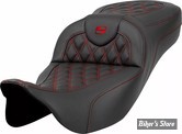 - SELLE SADDLEMEN - RoadSofa™ allongée - TOURING 08/23 - LS - COUTURES : ROUGE - 808-07B-18404
