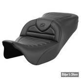 - SELLE SADDLEMEN - ROADSOFA™ TR CF SEAT - TOURING 08UP - NOIR CARBON LOOK / COUTURES : NOIR - SANS DOSSIER - 808-07B-20400