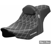 - SELLE DRAG SPECIALTIES - Pro Series SDC - TOURING 2023UP - FINITION : NOIR - COUTURES : BLANCHE - ANTIDERAPANTE - SC82307DB6