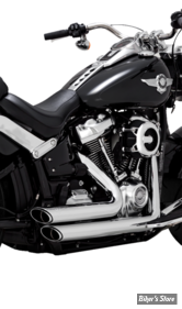 -  ECHAPPEMENT VANCE & HINES - SHORTSHOTS STAGGERED PCX  - SOFTAIL FXBR ET FLFB 18UP - CHROME - 17335