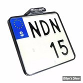 - SWEEDEN - SUPPORT DE PLAQUE D'IMMATRICULATION - HEINZ BIKE - SLIP-INN À LED - FORMAT : 170 X 150 MM - NOIR - HBSIKZ-MB-S
