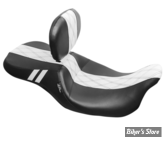 - SELLE LE PERA - Outcast GT I SEAT - TOURING 08/23 - DIAMOND AVEC DOSSERET - NOIR / BLANC DIAMOND - LK-997BRGT1