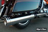 SILENCIEUX MCJ REGLABLE - TOURING 95/16 - EC - 2 IN 2 120/73 EDITION MUFFLERS - EMBOUTS : STRIPES - FINITION : CHROME