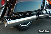 SILENCIEUX MCJ - TOURING 95/16 - EC - 2 IN 2 120/73 EDITION MUFFLERS - EMBOUTS : STRIPES - FINITION : CHROME