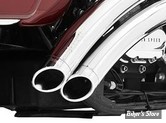 - ECHAPPEMENT FREEDOM PERFORMANCE - SHARP CURVE RADIUS II - 2 EN 2 - SOFTAIL 86/17 - CHROME - EMBOUT : CHROME