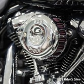  - FILTRE A AIR - S&S - MILWAUKEE EIGHT TOURING 17UP / SOFTAIL 18UP - MINI TEARDROP STEALTH AIR CLEANER KIT - CHROME - 170-0435A