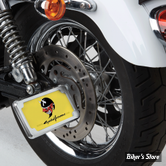 PLAQUE LATERALE - DYNA 2008UP - CYCLE VISIONS - HORIZONTALE - SANS LED - CHROME