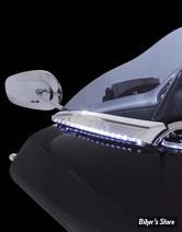 ENJOLIVEUR DE PARE BRISE - CIRO - TOURING FLTR 15UP - CIRO HORIZON LED LIGHTED WINDSHIELD TRIM - CHROME - ECLAIRAGE LED - 11050