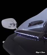 ENJOLIVEUR DE PARE BRISE - CIRO - TOURING FLTR 15UP - CIRO HORIZON LED LIGHTED WINDSHIELD TRIM - NOIR - ECLAIRAGE LED - 11051