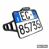 - ITALY - PLAQUE LATERALE - SOFTAIL 08/17 - HEINZ BIKES - SLIP-INN À LED - FORMAT : 177 X 177 MM - NOIR - HBSKZ-FL-I