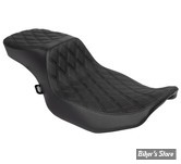 SELLE DRAG SPECIALTIES - Performance Predator 2-Up Seat with Extended Reach - TOURING 2023UP - FINITION : DOUBLE DIAMOND NOIR / COUTURES : NOIR - 4691B