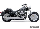 ECHAPPEMENT COBRA - SPEEDSTER LONG SLASH DOWN - SOFTAIL12/17 - CHROME- 6852