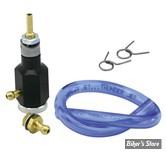 PIÈCE N° 00 - KIT THUNDERJET / ZIPPERS POUR CARBURATEUR S&S B / D / E / G / BENDIX / KEIHIN butterfly - ANODISE NOIR 