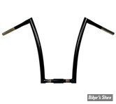 32 MM - GUIDON TODD'S CYCLE - SPRINGER FXSTS / FLSTS 88/11 - STRIP HANDLEBAR - HAUTEUR  : 43.00 CM / 17" - NOIR BRILLANT