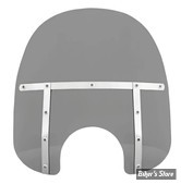 PARE BRISE DÉTACHABLE - MEMPHIS SHADES - MEMPHIS FATS - DÉCOUPE DE PHARE DE 5"3/4 À 7" - HAUTEUR 17" / 43CM - NOIR FUME - MEM32112