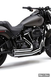 ECHAPPEMENT - COBRA - SOFTAIL 18UP FXFB/S FAT BOB - SPEEDSTER SHORT RPT - CHROME - 6794