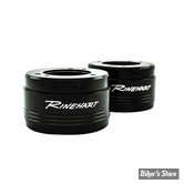 4.5" - EMBOUT D'ÉCHAPPEMENT - RINEHART RACING - MOTOPRO 45 END CAP - NOIR - 900-0154 - LA PAIRE