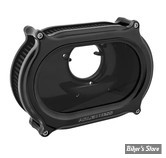 FILTRE A AIR - A.NESS - MILWAUKEE EIGHT 2023UP - METHOD OVAL AIR CLEANER - FINITION : NOIR ANODISÉ - 600-212