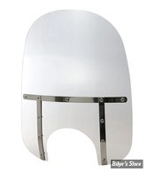 PARE BRISE DÉTACHABLE - MEMPHIS SHADES - MEMPHIS FATS - DÉCOUPE DE PHARE DE 9" - HAUTEUR 21" / 53CM - CLAIR - MEM3810