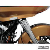 ECLATE N - PIECE N° 68 - COUVRES TUBES DE FOURCHE PAUL YAFFE - BAGGER NATION - YAFTERBURNER - FLHT86UP - CHROME