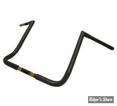 - GUIDON APEHANGER - GUIDON LA CHOPPERS - TWIN PEAKS BAGGER - 1" 1/4 - HAUTEUR : 40.50 CM / 16" - NOIR MAT - LA-7361-16M