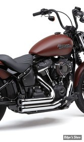 ECHAPPEMENT - COBRA - SOFTAIL 18UP FLDE Deluxe / FXLR Low rider / FLSL Slim / FXBB Street Bob - SPEEDSTER SHORT RPT - CHROME - 6792