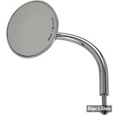 RETRO ROND - BILTWELL - UTILITY MIRROR ROUND PERCH MOUNT - CE - FINITION : CHROME / CÔTÉ : GAUCHE OU DROIT - LA PIECE - 6503-400-531