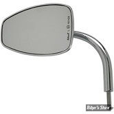 RETRO ROND - BILTWELL - UTILITY MIRROR TEARDROP CE PERCH MOUNT - ECE - FINITION : CHROME / CÔTÉ : GAUCHE OU DROIT - LA PIECE - 6504-400-131