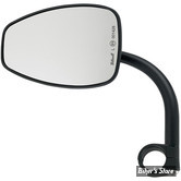 Ø GUIDON : 25,40MM / 1" - BILTWELL - UTILITY TEAR DROP MIRROR - ECE - FINITION : NOIR - 6504-501-131