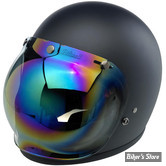 BILTWELL - VISIERE POUR CASQUE JET OPEN FACE 3/4 - BUBBLE SHIELD - COULEUR : MIRROR RAINBOW / ANTI-BUEE