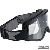 LUNETTES MOTO - BILTWELL - MOTO 2,0  - SCRIPT - VERRES : TRANSPARENTS - COULEUR : NOIR / GRIS - 2101-5101-011