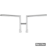 GUIDON BILTWELL H-2-BAR - HAUTEUR : 8 5/8" - SANS EMPREINTES - CHROME