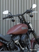 - GUIDON - BILTWELL - TYSON XL - TYSON XL HANDLEBAR 10" - HAUTEUR : 10" - TIRAGE ELECTRONIQUE - NOIR