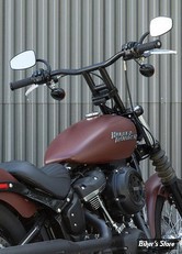 - GUIDON - BILTWELL - TYSON XL - TYSON XL HANDLEBAR 12" - HAUTEUR : 12" - TIRAGE ELECTRONIQUE - NOIR - 6242-2015