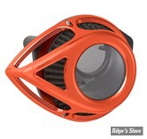 FILTRE A AIR - ARLEN NESS - CLEAR TEAR SERIES AIR CLEANER - TOURING 02/07 / SOFTAIL 00/15 / DYNA 99/17 / TWINCAM CARBU CV 99/06 - ANODISE ORANGE - 600-002