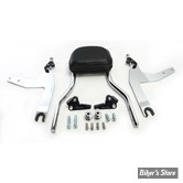 - KIT SISSY BAR DETACHABLE COBRA - SOFTAIL FLSTF 07/17 / FXST 06/09  - DETACHABLE BACKREST KITS - 14" - PROFILÉ ROND - CHROME - 602-2002