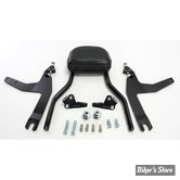 - KIT SISSY BAR DETACHABLE COBRA - SOFTAIL FLSTF 07/17 / FXST 06/09  - DETACHABLE BACKREST KITS - 14" - PROFILÉ ROND - NOIR - 602-2002B
