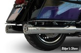 - SILENCIEUX - V-PERFORMANCE - TOURING MILWAUKEE EIGHT 2021UP -  Double Slip-On Muffler Set - CHROME - EMBOUTS : DOUBLE RING - AHAR0240035