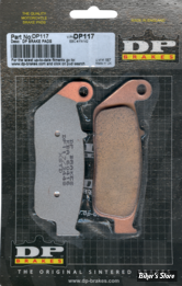 PLAQUETTES - BUELL - AVANT - OEM H0300.T - DP BRAKES - METAL FRITTE - DP117