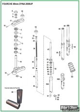  ECLATE N - PIECE N° 00 - ECLATE DES PIECES DE FOURCHE - DYNA 06/17