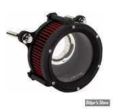 FILTRE A AIR - TRASK PERFORMANCE - MILWAUKEE EIGHT 2023UP - Trask Assault Charge High Flow Air Cleaner Kit - NOIR - TM-1024BK