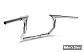 GUIDON - HAUTEUR : 25.40CM / 10" - ZARD - EAGLE HANDLEBAR - 32MM / 1"1/4 - FLHX / FLHT 2006/2026 - CHROME - ZHD119F100-C