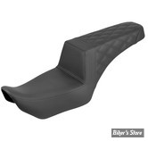 SELLE DUO - NIGHTSTER RH975 / RH975 S  22UP - SADDELEMEN - STEP-UP SEAT - REAR LS - NOIR / COUTURES : NOIR - 822-11-173