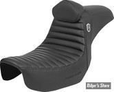 -  SELLE SADDLEMAN - DYNA 06/17 - SEAT PRO SERIE SDC GRIPPER - AVEC DOSSIER PILOTE - CARBON TR - NOIR  / COUTURES NOIR - SC80604TB