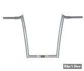- GUIDON PAUL YAFFE BAGGER NATION - 1 1/4" MONKEY DRAG BARS - TOURING FLHRXS 18/23 / FLTRX/FLTRU/FLTRK  15/23 - HAUTEUR : 35.50CM - CHROME