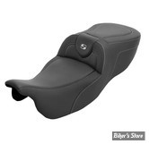 SELLE SADDLEMEN - ROADSOFA™ - CARBON FIBER - FLTRT 23/25 / FLRT 15/25 - EXTENDED REACH - LISSE / FINITION : NOIR - 815-07-186